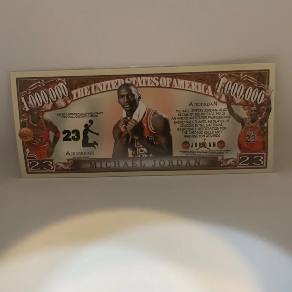 Michael Jordan Chicago Bulls Custom Made Million Dollar Bill (MISC3)